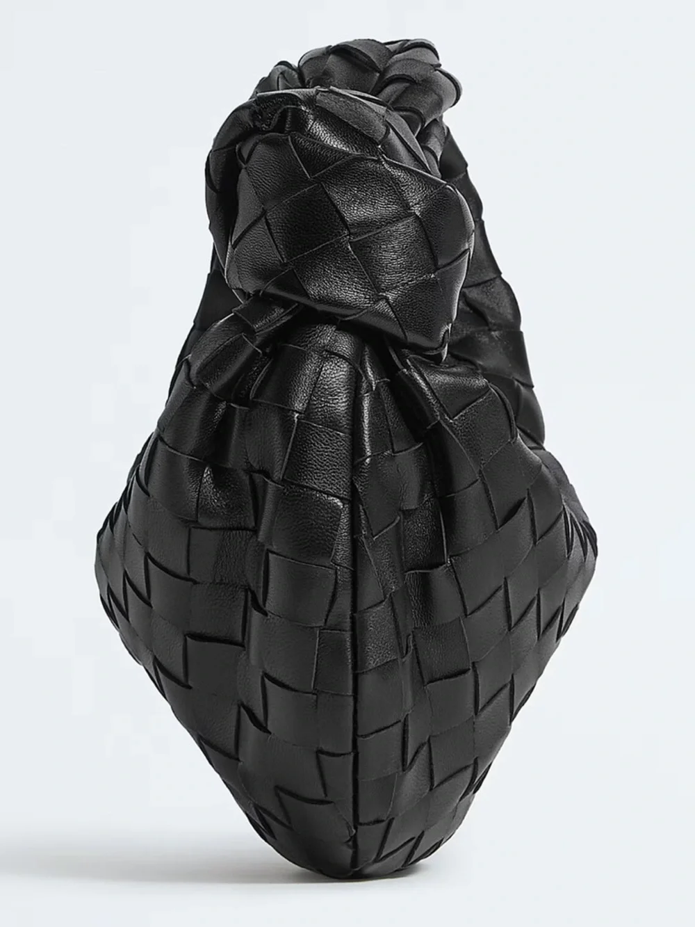 EUC Bottega Veneta mini Jodie bag-black intrecciato leather. woven knotted purse - Picture 4 of 5